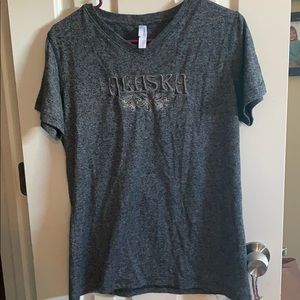 Gray Alaska T-shirt large
